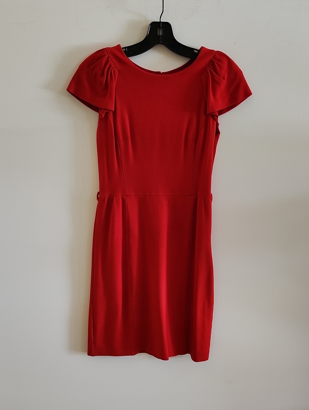 Milly Scarlet Puff-Sleeve Mini Dress